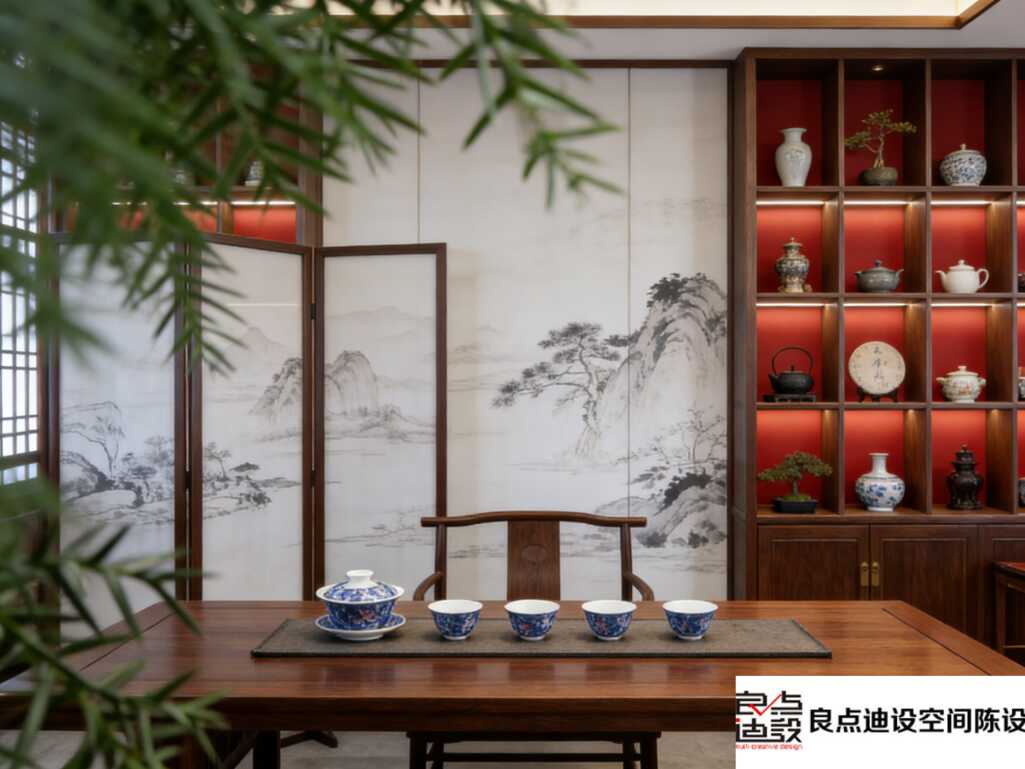 破防了!新中式茶馆装修软装设计这么搞真的绝!进来抄作业!